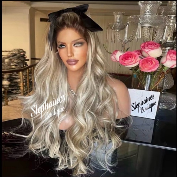 Human Hair Blended Lace Front Wig